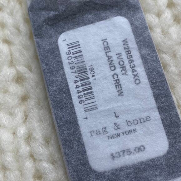 rag & bone Iceland Striped Wool Crew Neck Sweater - Picture 3 of 8